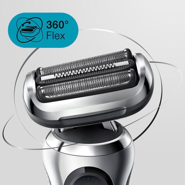 Aparat de ras electric Braun 70-S1000s Silver Black  photo 5