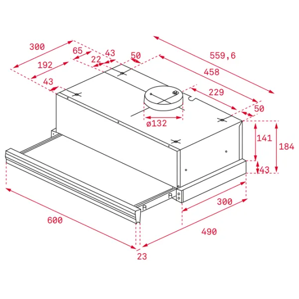 Вытяжка Teka CNL 6415 Plus Телескопическая/ Нержавеющая сталь/ White photo 3