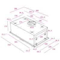 Hotă Teka GFH 55 Încorporabilă/ Inox/ Gray photo 3