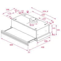 Вытяжка Teka CNL 6415 Телескопическая/ Черный/ Нержавеющая сталь photo 3