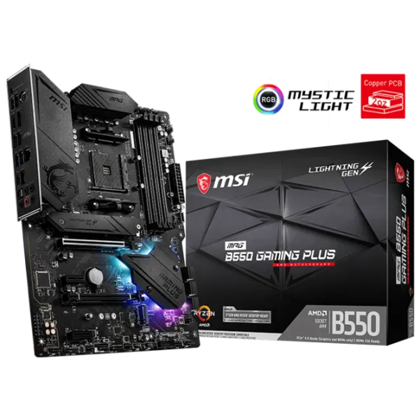 Материнская плата MSI MPG B550 GAMING PLUS ATX/ AMD B550 photo 5