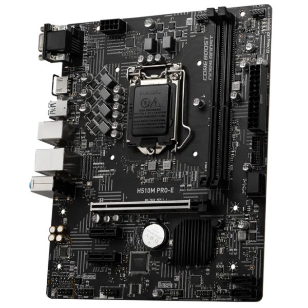 Материнская плата MSI H510M PRO-E mATX/ Intel H510 photo 3