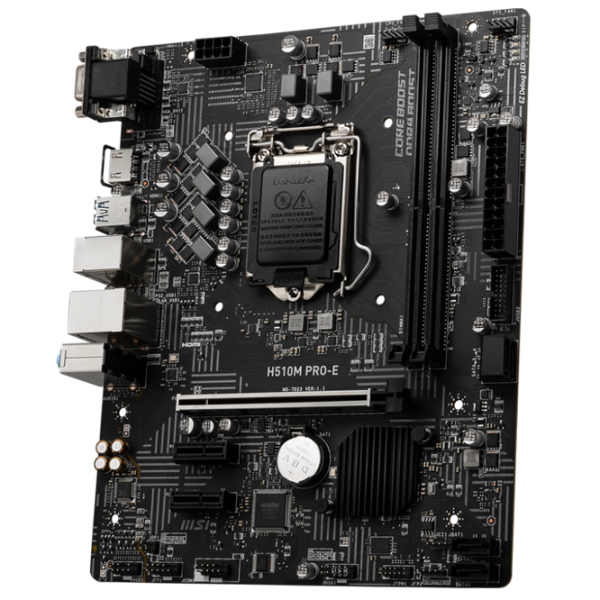 Материнская плата MSI H510M PRO-E mATX/ Intel H510 photo 3