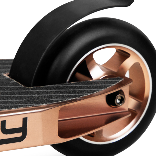 Детский двухколёсный самокат Spokey Backyard Extreme (929080) 100 кг/ Золотой photo 4