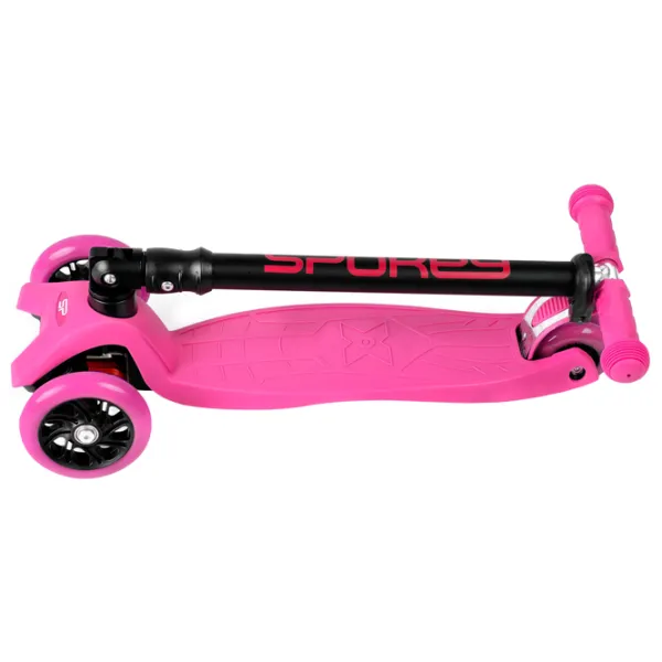 Детский трёхколёсный самокат Spokey Plier (927098) 50 кг/ Розовый photo 2 Детский трёхколёсный самокат Spokey Plier (927098) 50 кг/ Розовый photo 2