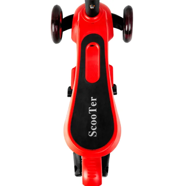 Детский трёхколёсный самокат Spokey Tripla (927100) 20 кг/ Красный photo 2