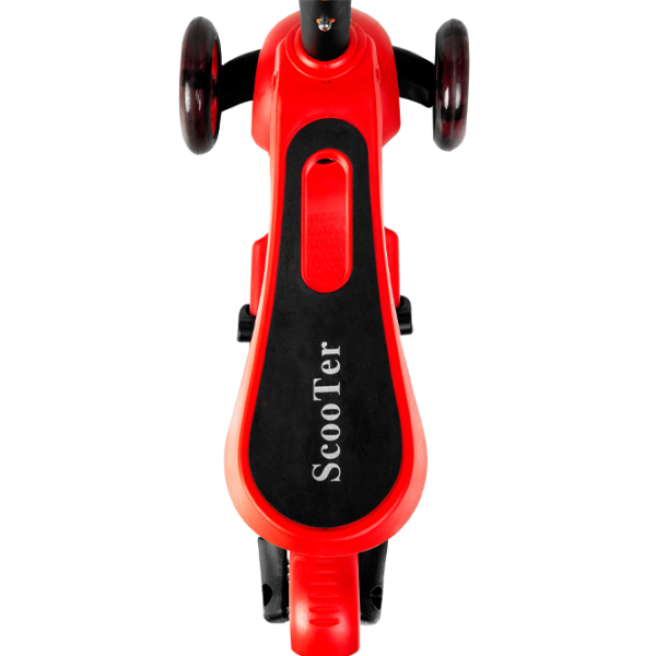 Детский трёхколёсный самокат Spokey Tripla (927100) 20 кг/ Красный photo 2