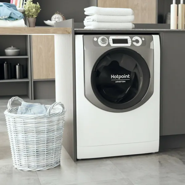 Mașină de spălat cu uscător Hotpoint-Ariston AQD1172D 697J EU/B N 11 kg / 1600 rpm / White photo 7