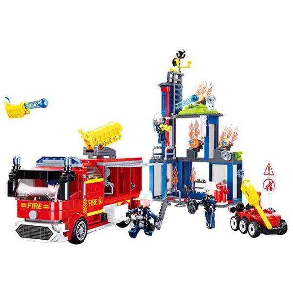 Constructor Sluban Fighting Training Center Pompieri/ Multicolor photo 2