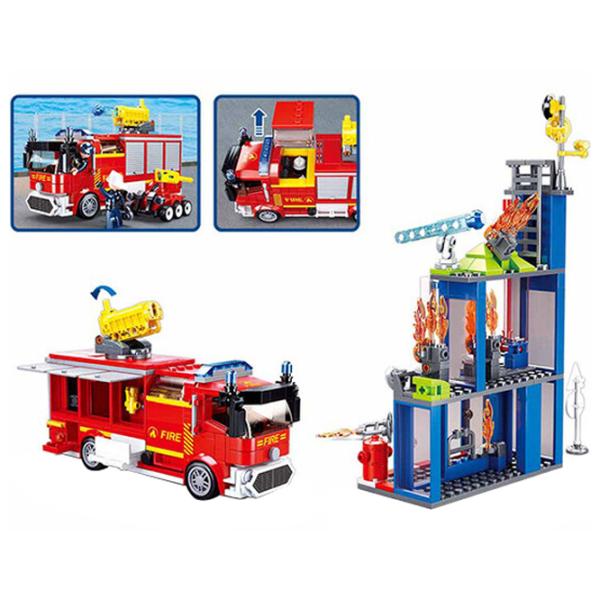 Constructor Sluban Fighting Training Center Pompieri/ Multicolor photo 3