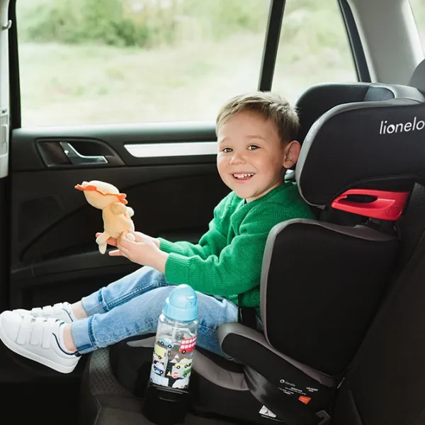 Детское автокресло Lionelo Hugo (1000831-002) 3 года - 12 лет/ 36 кг/ Серый photo 3