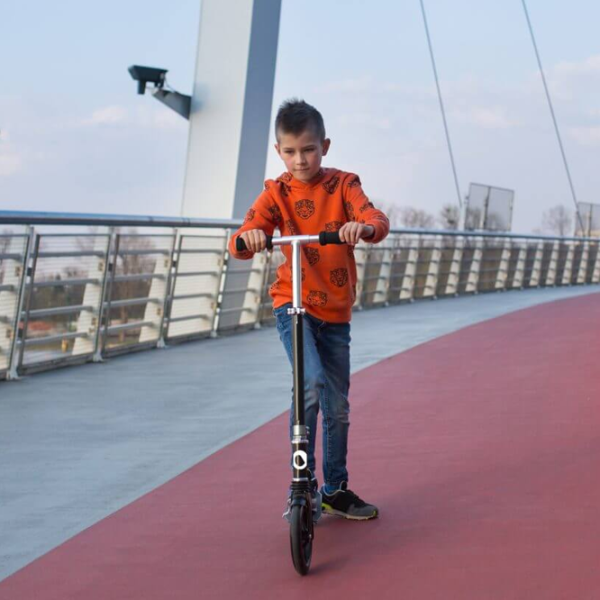 Детский двухколёсный самокат Lionelo Luca (1000916-001) 100 кг/ Черный photo 7 Детский двухколёсный самокат Lionelo Luca (1000916-001) 100 кг/ Черный photo 7