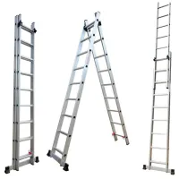 Удлинительная лестница Technoworker DLE206 2x6 150 кг photo 2