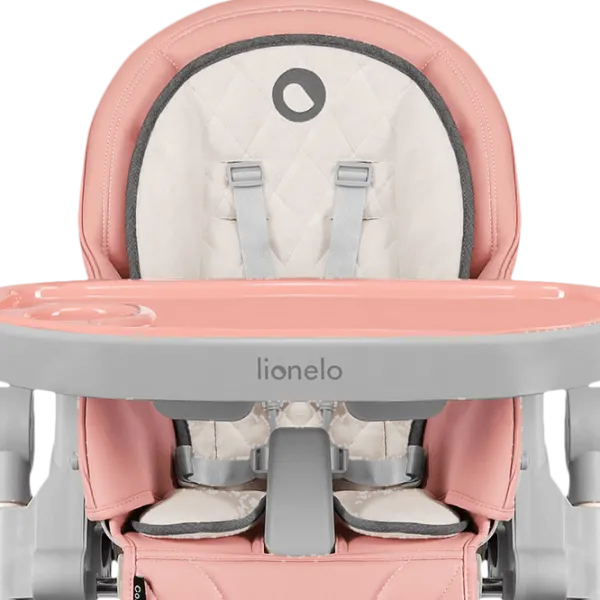 Scaun de masă Lionelo Cora (931-001) Clasic/ 6 luni / Pink  photo 6