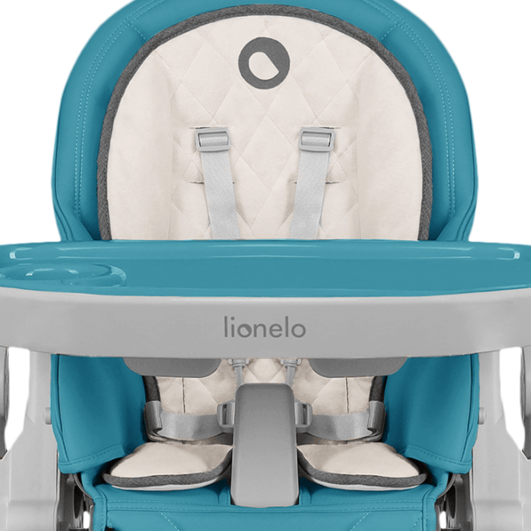 Scaun de masă Lionelo Cora (931-002) Clasic/ 6 luni / Blue  photo 6