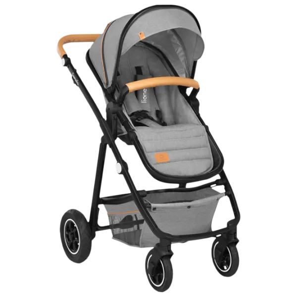 Детская коляска Lionelo Amber 2 in 1 1000970-003/ Серый photo 2