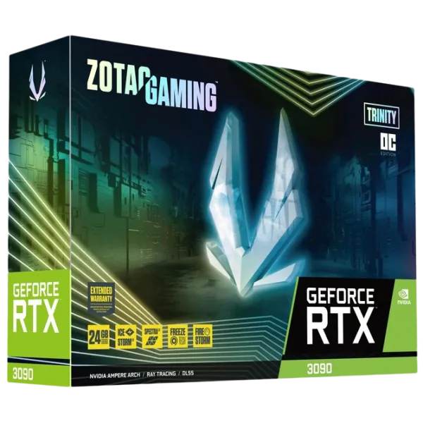Видеокарта Zotac GeForce RTX 3090 OC Trinity PCI Express x16 4.0 / 24 ГБ photo 6