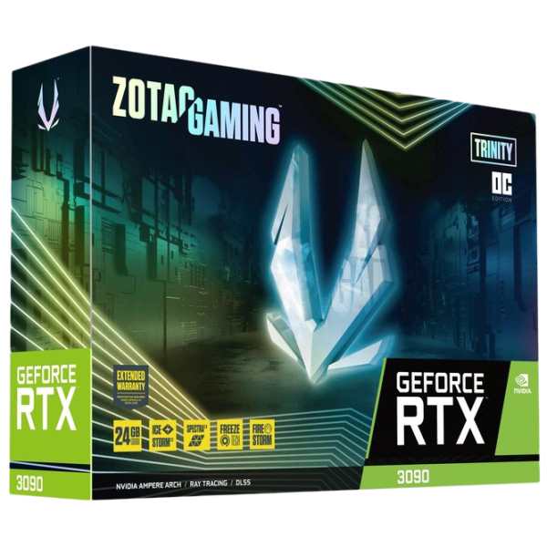 Видеокарта Zotac GeForce RTX 3090 OC Trinity PCI Express x16 4.0 / 24 ГБ photo 6