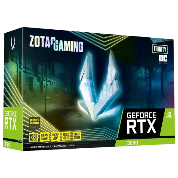 Placă video Zotac GeForce RTX 3080 Trinity OC LHR PCI Express x16 4.0 / 12 GB photo 6