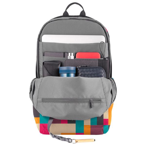 Рюкзак XD-Design Bobby Soft Art anti-theft 15.6"/ Geometric Зелёный/ 16 л photo 6