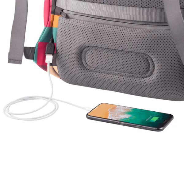 Рюкзак XD-Design Bobby Soft Art anti-theft 15.6"/ Geometric Зелёный/ 16 л photo 8