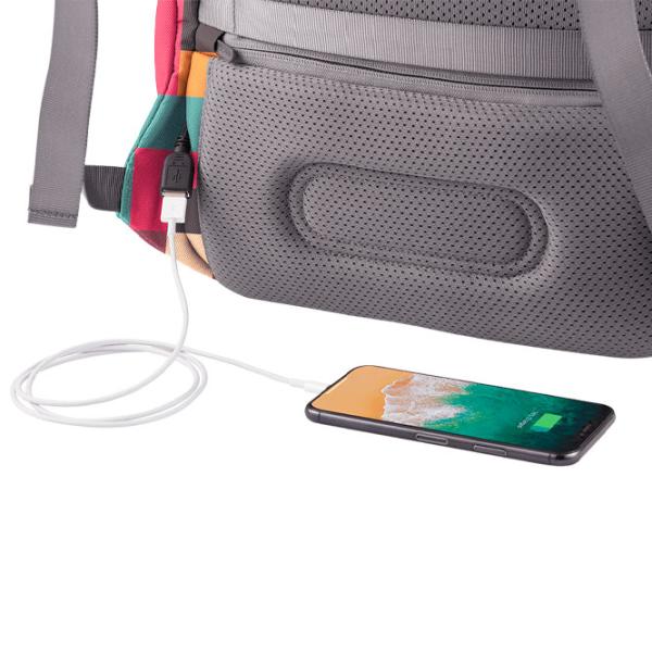 Рюкзак XD-Design Bobby Soft Art anti-theft 15.6"/ Geometric Зелёный/ 16 л photo 8