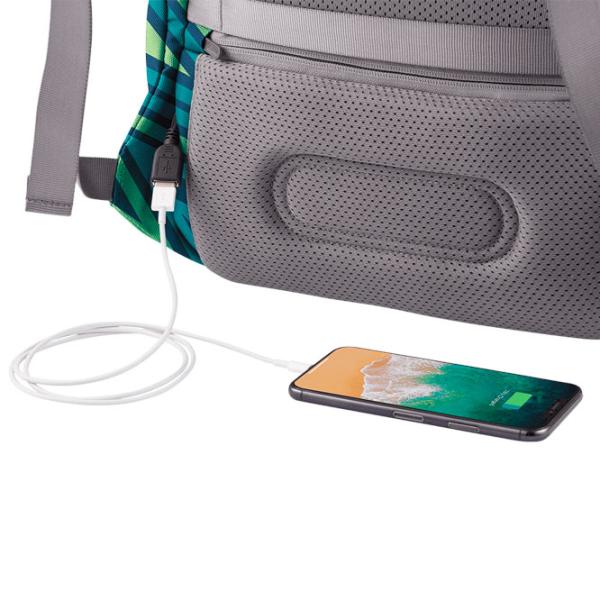 Рюкзак XD-Design Bobby Soft Art anti-theft 15.6"/ Abstract Синий/ 16 л photo 7
