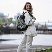 Rucsac XD-Design Bobby Soft Art anti-theft 15.6"/ mandala Black/ 16 l photo 11