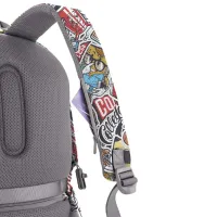 Rucsac XD-Design Bobby Soft Art anti-theft 15.6"/ Grafitti Blue/ 16 l photo 7