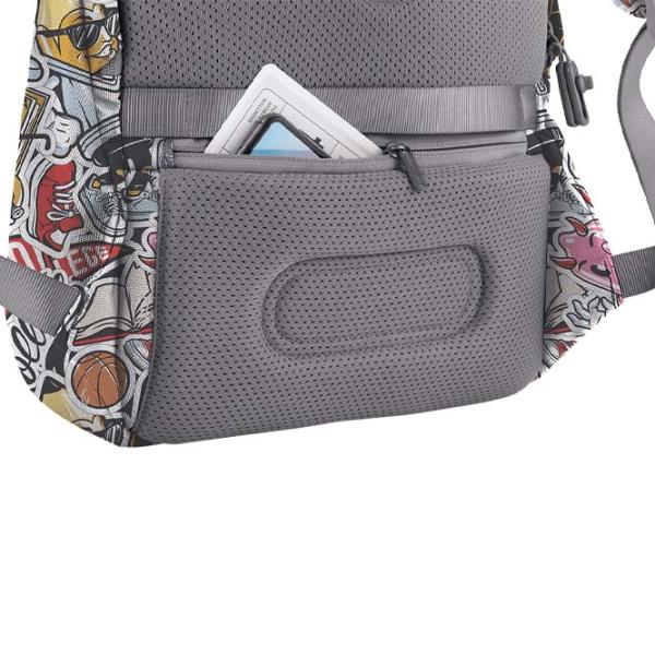 Рюкзак XD-Design Bobby Soft Art anti-theft 15.6"/ Grafitti Синий/ 16 л photo 9 Рюкзак XD-Design Bobby Soft Art anti-theft 15.6"/ Grafitti Синий/ 16 л photo 9