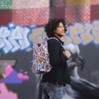 Rucsac XD-Design Bobby Soft Art anti-theft 15.6"/ Grafitti Blue/ 16 l photo 11