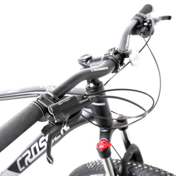 Bicicletă Crosser Jazzz 29" 17" (29-087-21-17) Aluminiu/ Gray Black photo 2 Bicicletă Crosser Jazzz 29" 17" (29-087-21-17) Aluminiu/ Gray Black photo 2