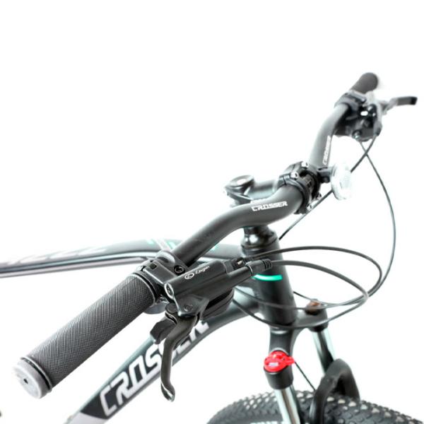 Bicicletă Crosser Jazzz 29" 17" (29-087-21-17) Aluminiu/ Green Black photo 2