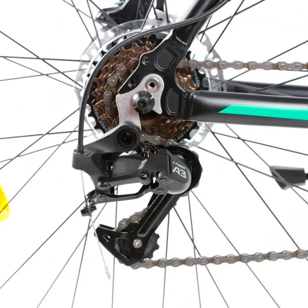 Bicicletă Crosser Jazzz 29" 17" (29-087-21-17) Aluminiu/ Green Black photo 4