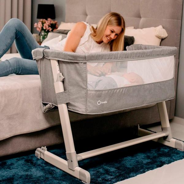 Детская кровать Lionelo Theo (1001131-002) 0 месяцев -/ Серый photo 6 Детская кровать Lionelo Theo (1001131-002) 0 месяцев -/ Серый photo 6