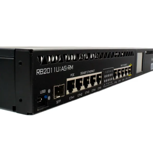 Маршрутизатор Mikrotik RB2011UiAS-RM Черный photo 3