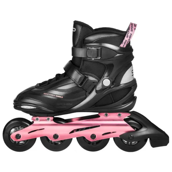 Ролики Spokey Preto (929418) для женщин/ Фитнес/ Розовый photo 2 Ролики Spokey Preto (929418) для женщин/ Фитнес/ Розовый photo 2