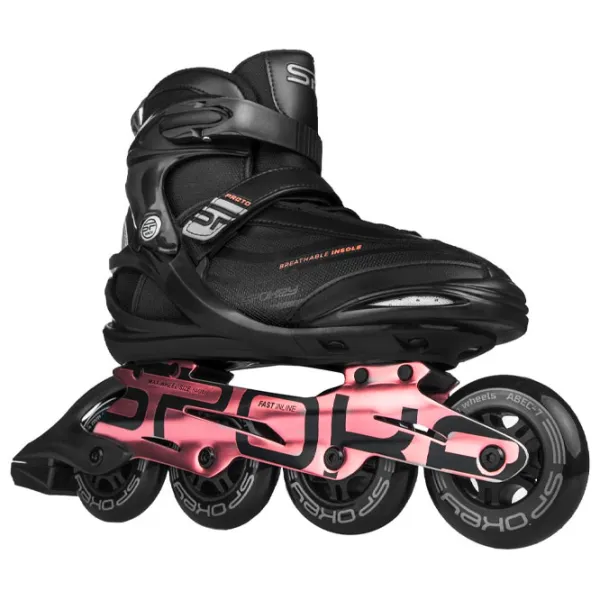 Ролики Spokey Preto (929418) для женщин/ Фитнес/ Розовый photo 4 Ролики Spokey Preto (929418) для женщин/ Фитнес/ Розовый photo 4