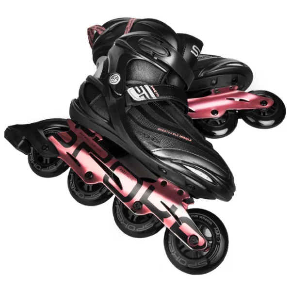 Ролики Spokey Preto (929418) для женщин/ Фитнес/ Розовый photo 5 Ролики Spokey Preto (929418) для женщин/ Фитнес/ Розовый photo 5