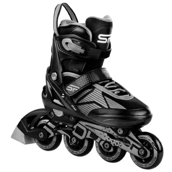Ролики Spokey Speed Pro (926981) для мальчиков/ Фитнес/ Черный photo 4 Ролики Spokey Speed Pro (926981) для мальчиков/ Фитнес/ Черный photo 4