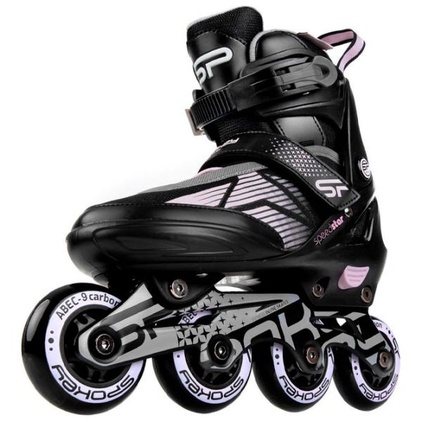 Ролики Spokey Speed Pro (926979) для девочек/ Фитнес/ Черный photo 2 Ролики Spokey Speed Pro (926979) для девочек/ Фитнес/ Черный photo 2