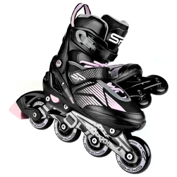 Ролики Spokey Speed Pro (926979) для девочек/ Фитнес/ Черный photo 3 Ролики Spokey Speed Pro (926979) для девочек/ Фитнес/ Черный photo 3