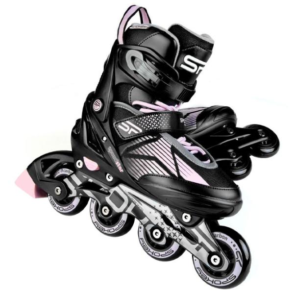 Ролики Spokey Speed Pro (926979) для девочек/ Фитнес/ Черный photo 3 Ролики Spokey Speed Pro (926979) для девочек/ Фитнес/ Черный photo 3