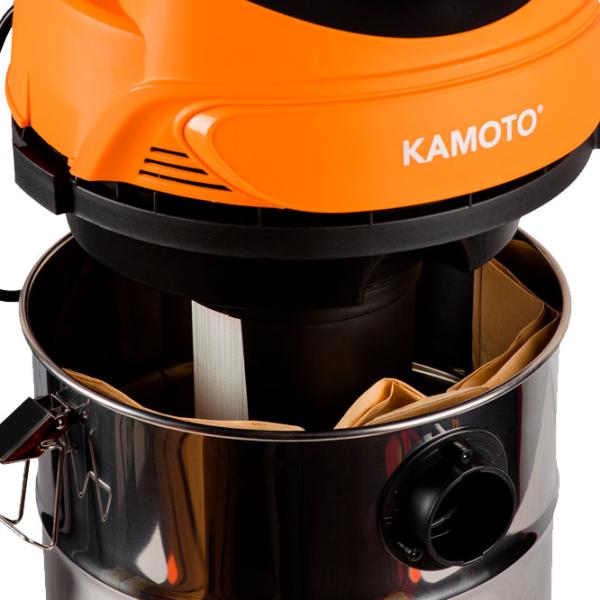 Промышленный пылесос Kamoto VC 30 1200 Вт/ Оранжевый photo 7