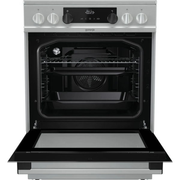 Aragaz Gorenje EC 6341 XC Electrică/ Inox/ Black photo 4