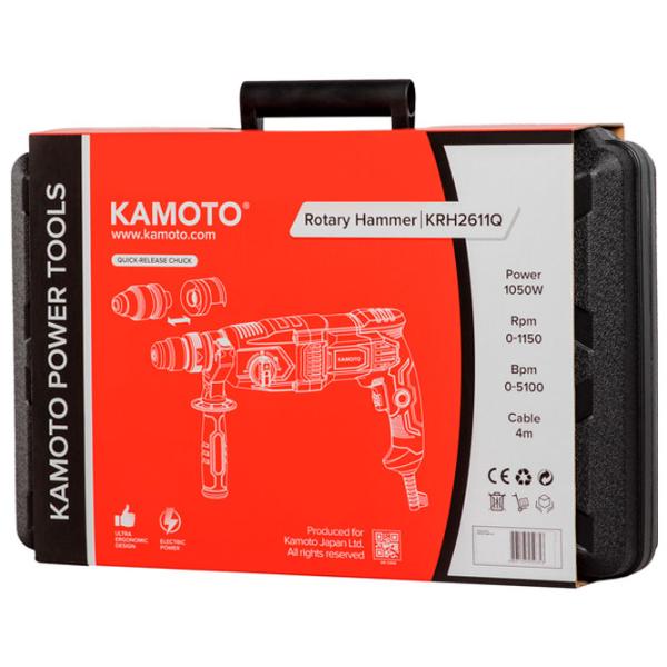 Ciocan rotopercutor Kamoto KRH 2611Q 1050 W/ Red photo 7