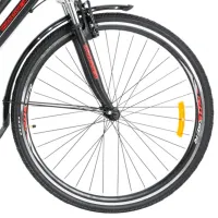 Bicicletă Crosser CITY 700C 28" 18" Aluminiu/ Red Black photo 3