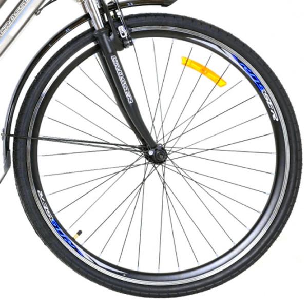 Велосипед Crosser CITY 700C 28" 18" Алюминий/ Синий Серый photo 5 Велосипед Crosser CITY 700C 28" 18" Алюминий/ Синий Серый photo 5