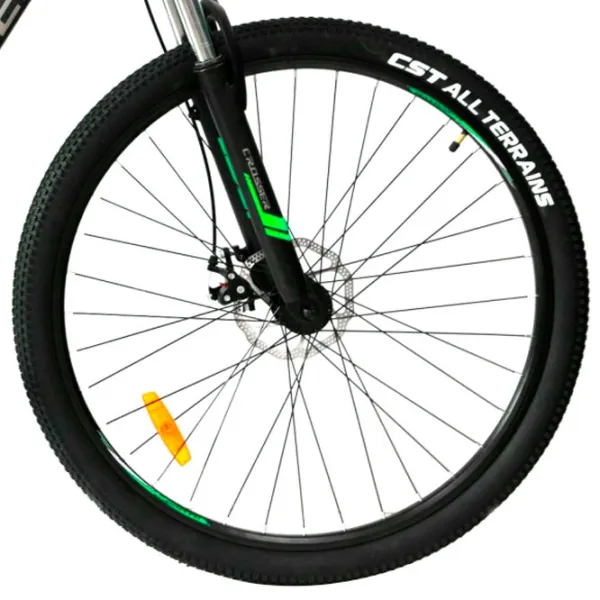 Bicicletă Crosser INSPIRON 29" 22 Aluminiu/ Green Black photo 3 Bicicletă Crosser INSPIRON 29" 22 Aluminiu/ Green Black photo 3