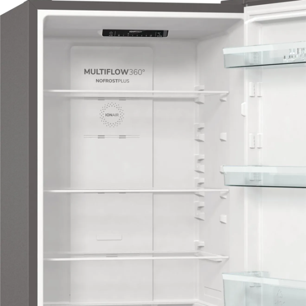 Frigider Gorenje NRK 6191 ES4 cu congelator jos 302 l / 185 cm / Inox photo 8